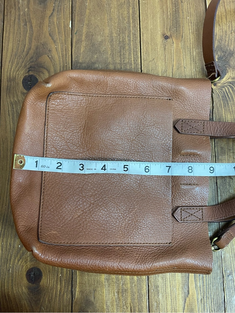 Madewell tan leather the small transport crossbody bag - Picture 9 of 9